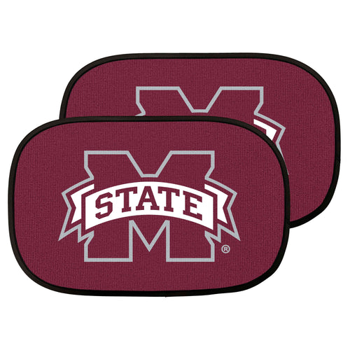 Mississippi State University auto shade by Logo Brands, featuring university logo and design, for car sun protection.