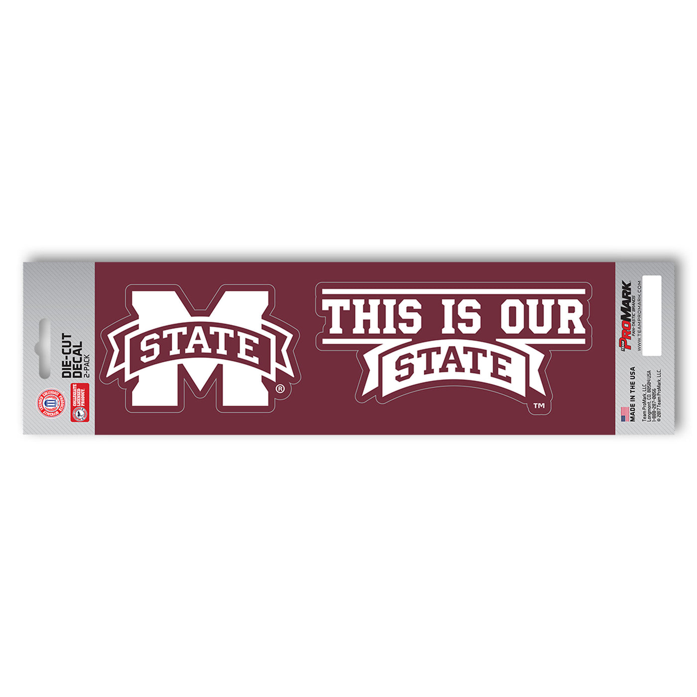 Mississippi State University Team Slogan Decal
