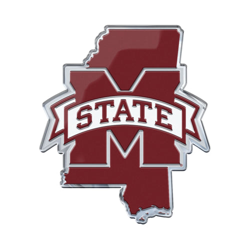 Mississippi State University embossed emblem by Logo Brands featuring the university's state emblem in detailed design.