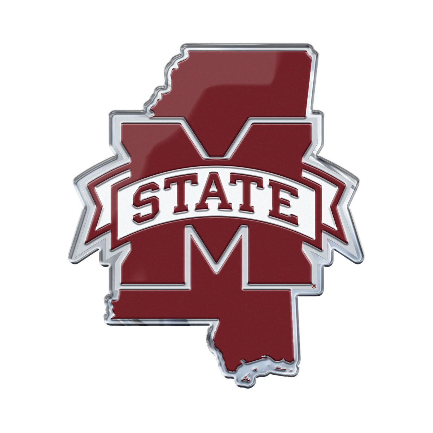 Mississippi State University Embossed State Emblem