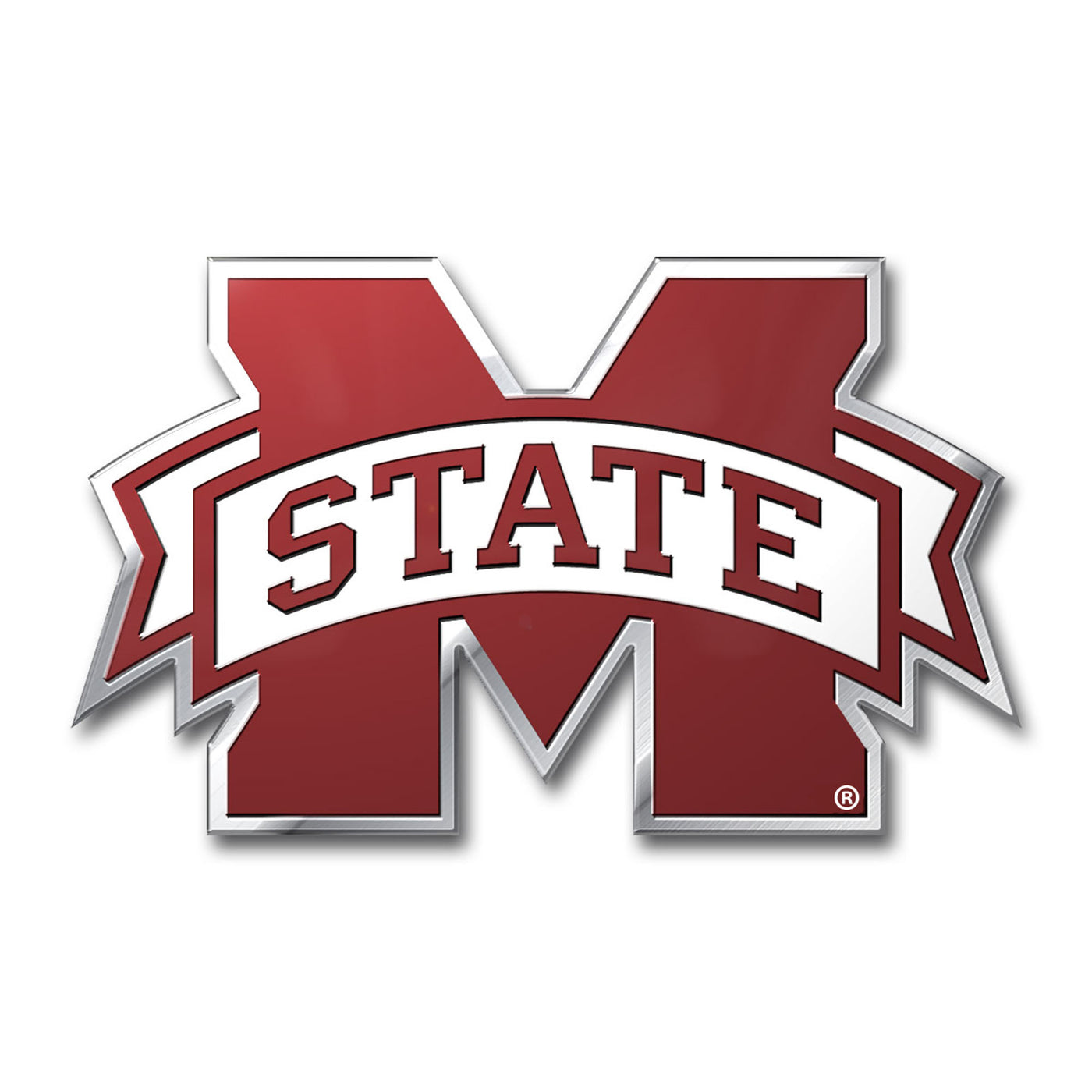 Mississippi State University Embossed Color Emblem