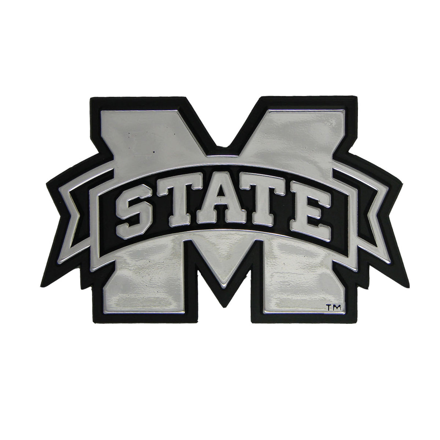 Mississippi State University Molded Chrome Emblem