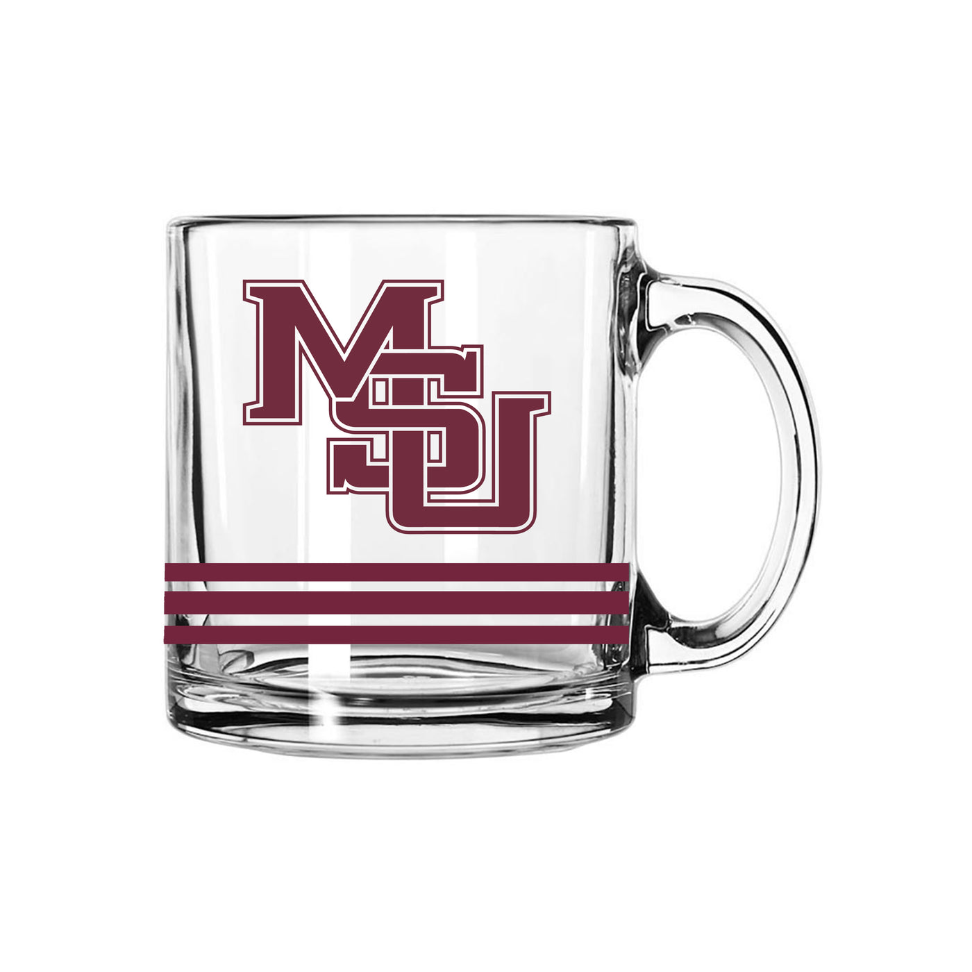Mississippi State 13oz Relief Glass Mug