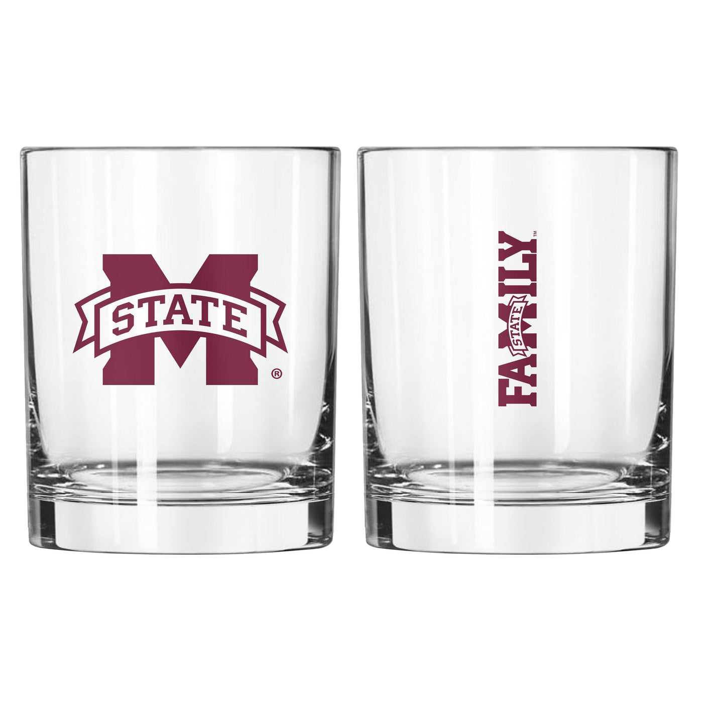 Mississippi State 14oz Gameday Rocks Glass