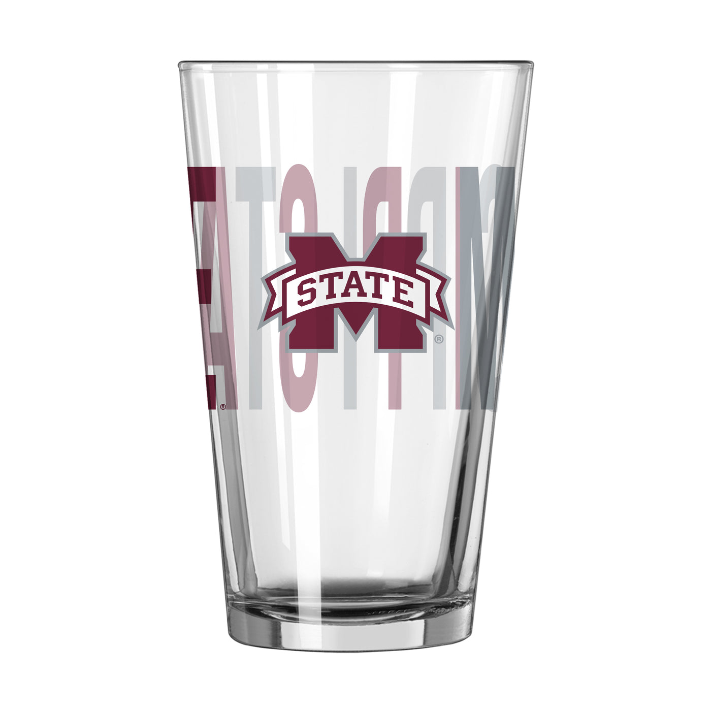 Mississippi State 16oz Overtime Pint Glass