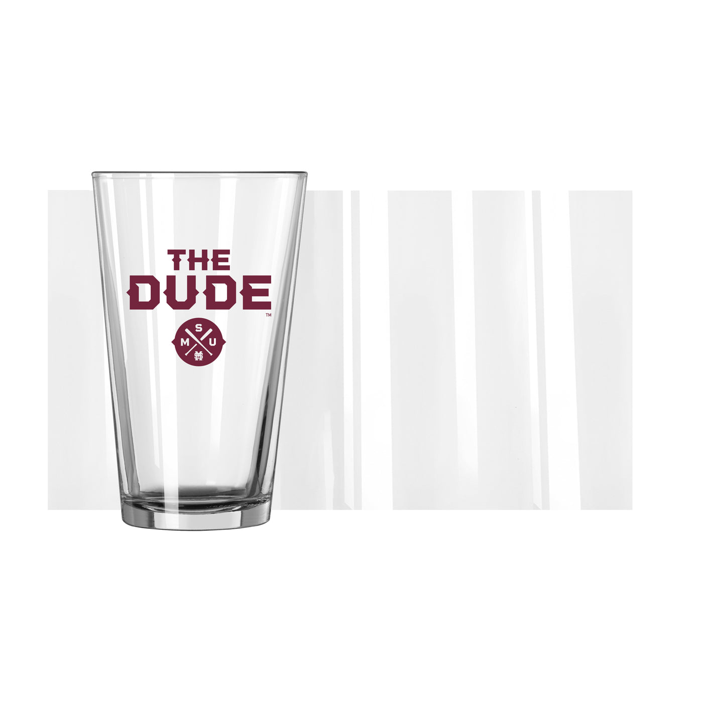 Mississippi State The Dude 16oz Pint Glass