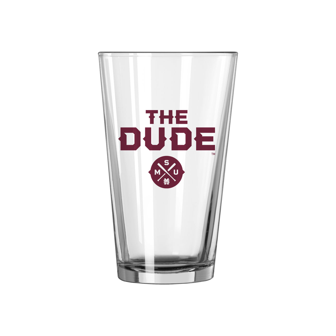 Mississippi State The Dude 16oz Pint Glass