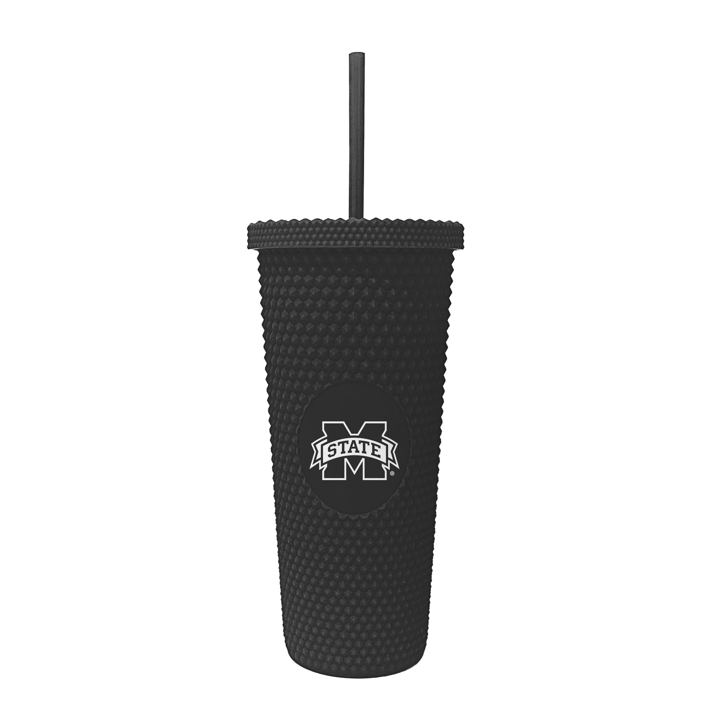 Mississippi State Black 24oz Studded Tumbler