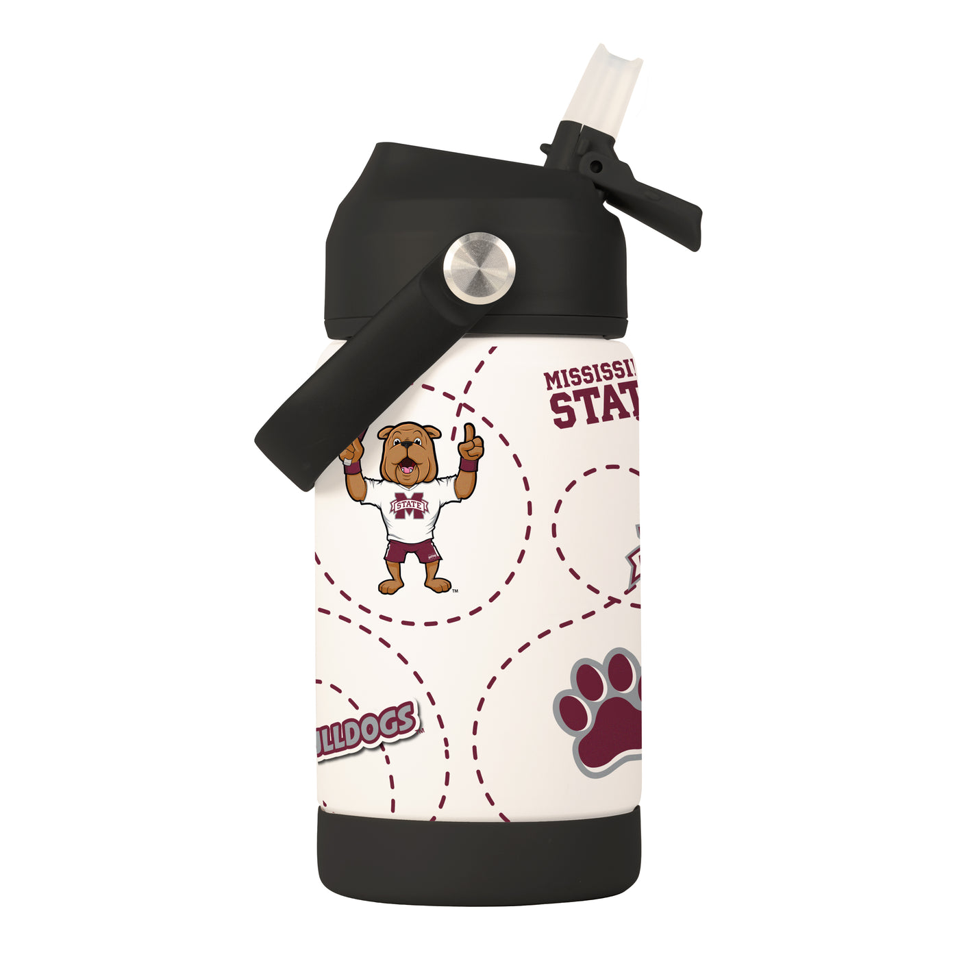 Mississippi State 12oz Mascot SS Kids Bottle
