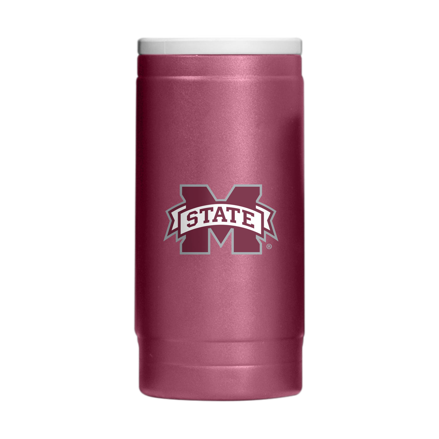 Mississippi State 12oz Gameday Powder Coat Slim Can Coolie