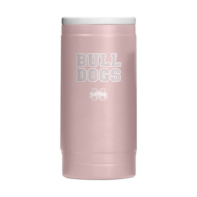 Mississippi State  Stencil Powder Coat Slim Can Coolie