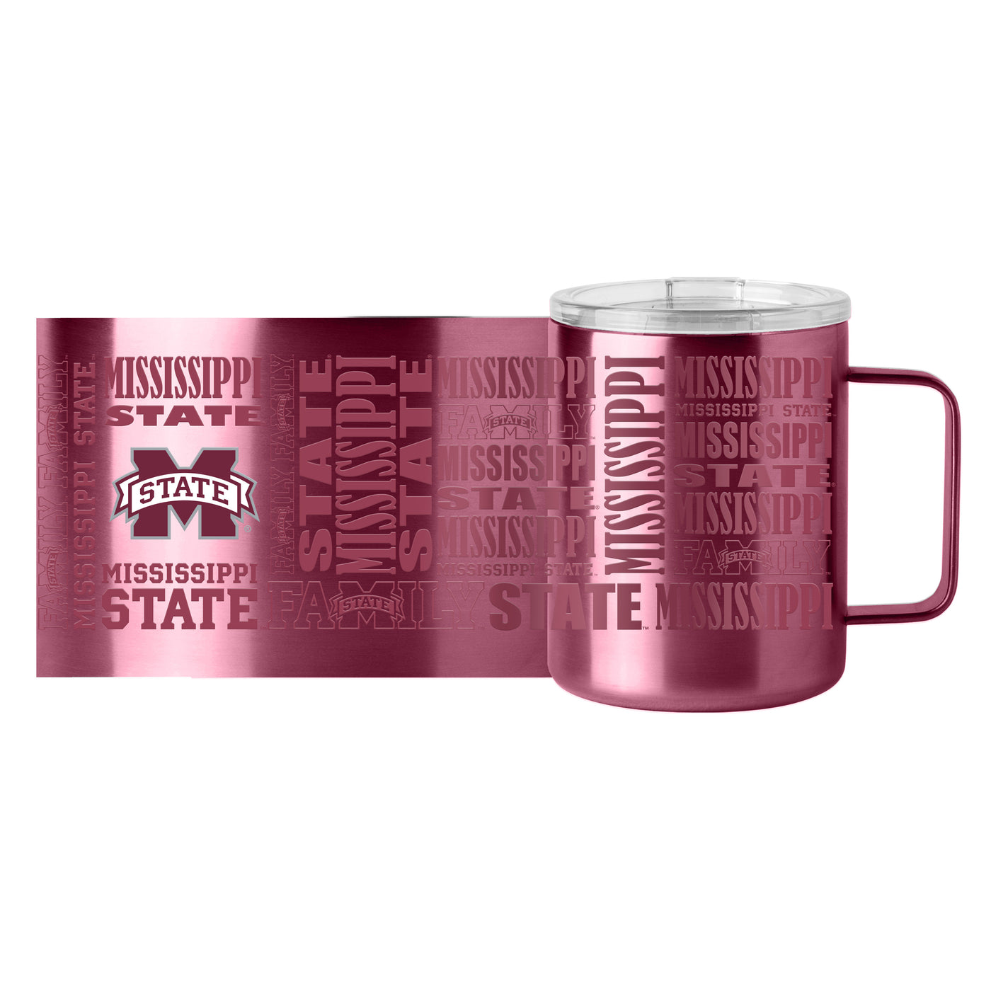 Mississippi State 15oz Replay Stainless Steel Mug