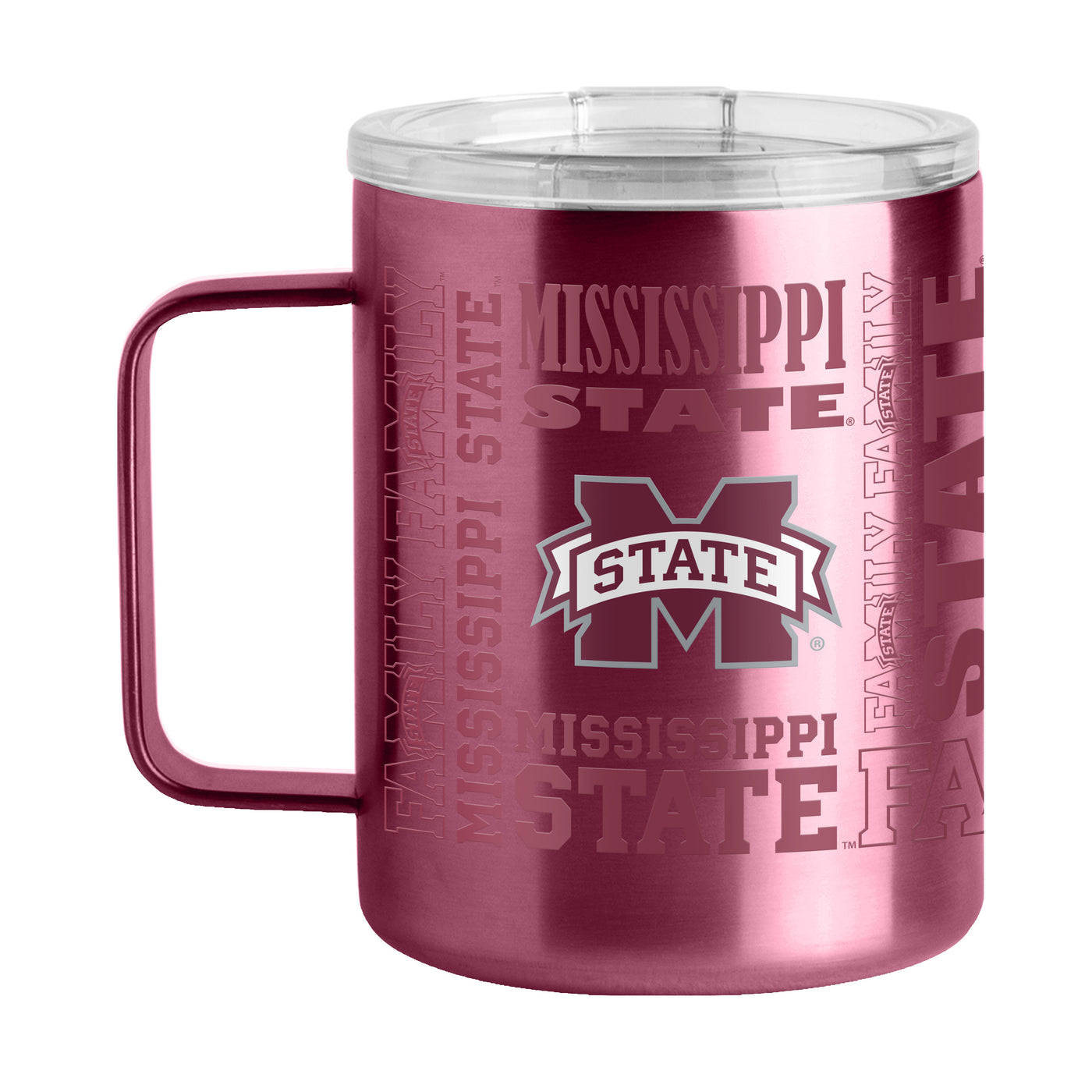 Mississippi State 15oz Replay Stainless Steel Mug