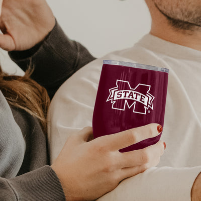 Mississippi State 16oz Gameday Stainless Curved Beverage