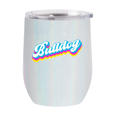 Mississippi State 16oz Shadow Iridescent Curved Tumbler - Logo Brands