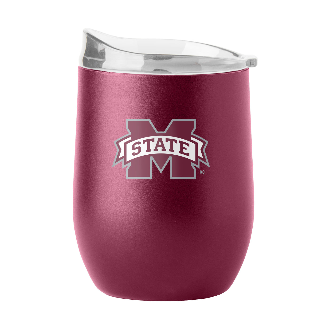 Mississippi State 16oz Flipside Powder Coat Curved Beverage - Logo Brands