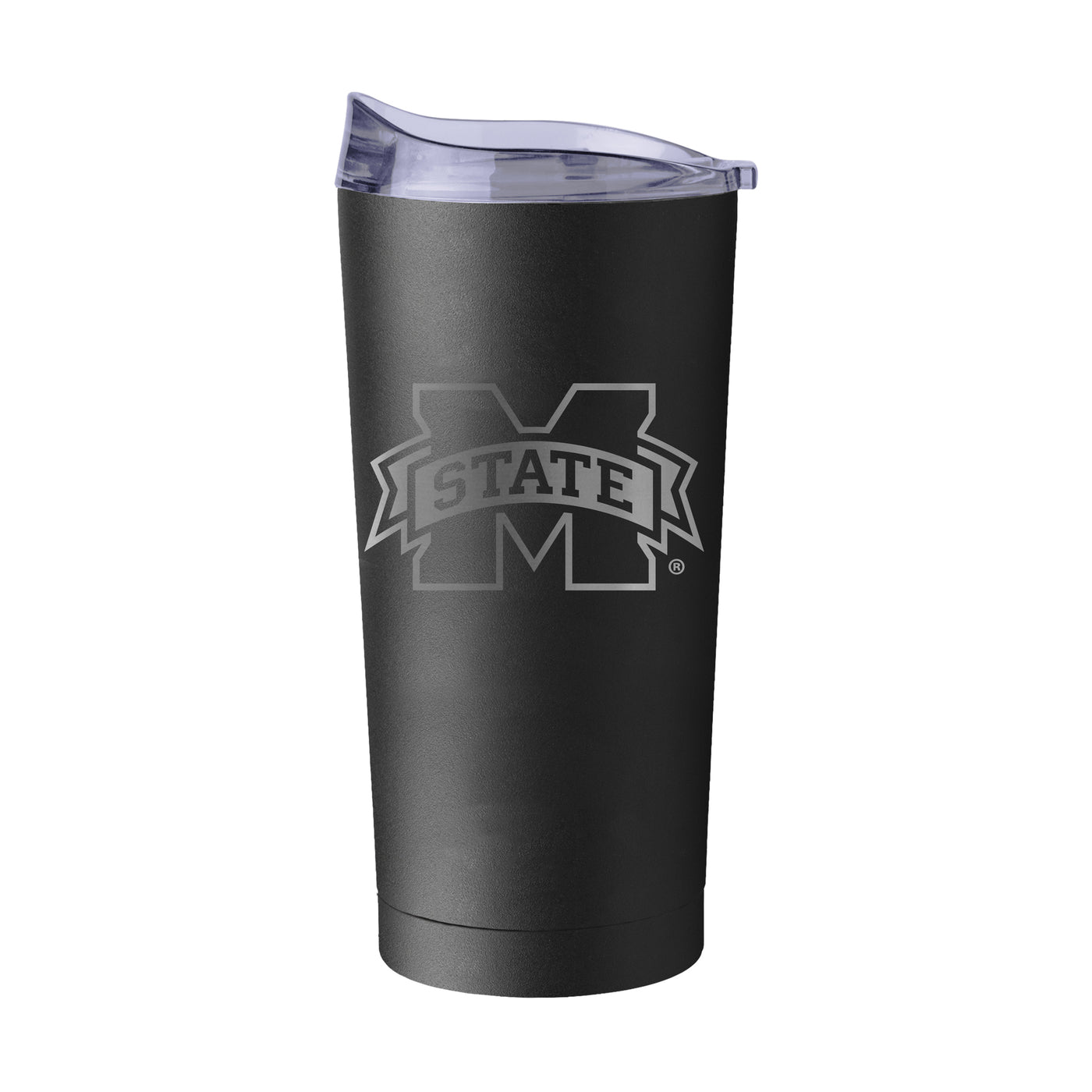 Mississippi State GunMetal 20oz Black Powder Coat Tumbler