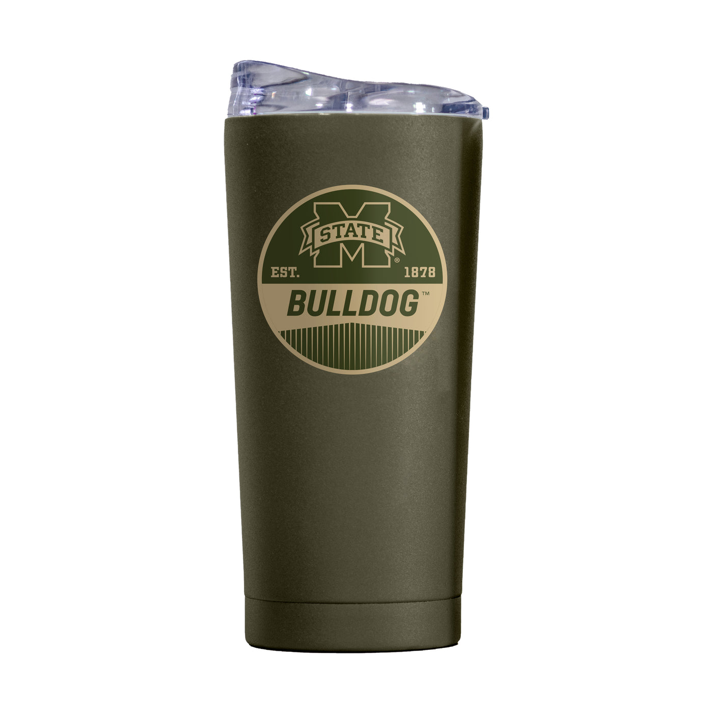 Mississippi State 20oz Badge Powder Coat Tumbler