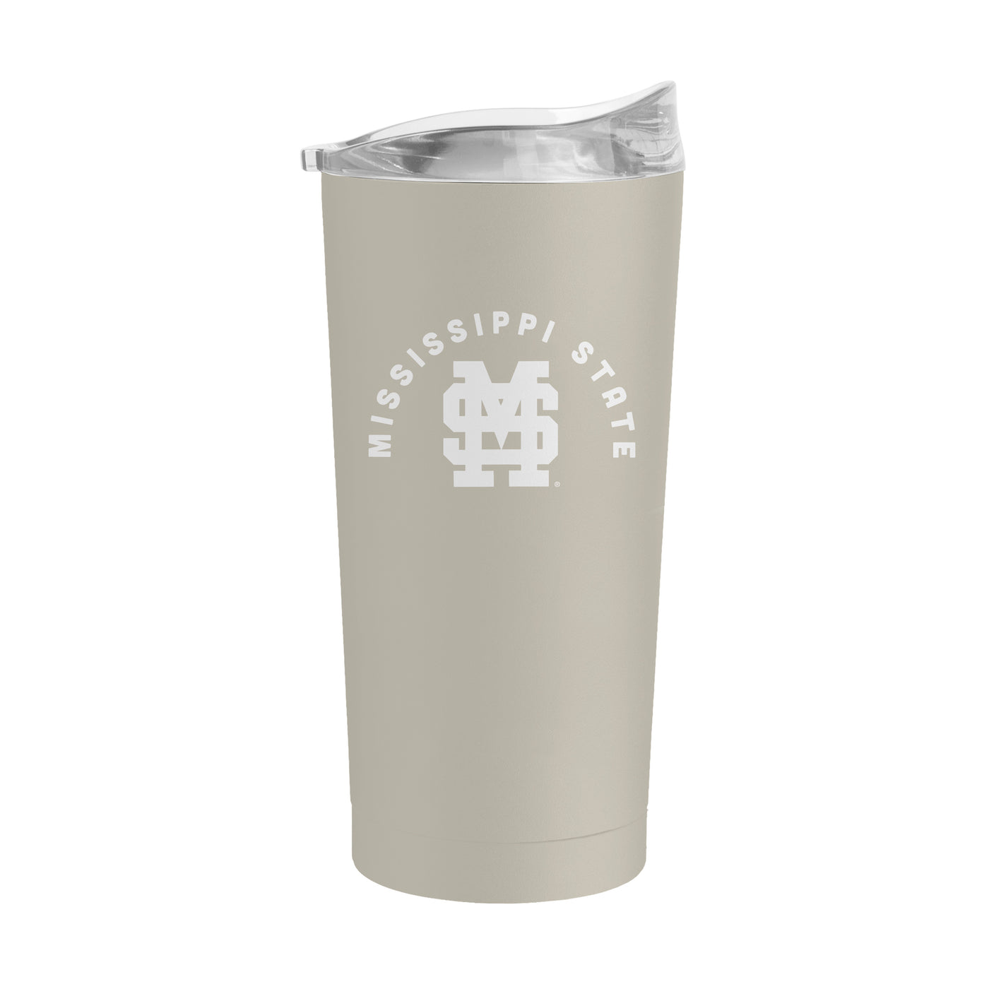 Mississippi State Sand 20oz Interlocked MS Powder Coat Tumbler