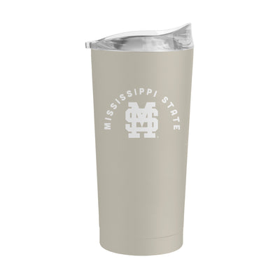 Mississippi State Sand 20oz Interlocked MS Powder Coat Tumbler