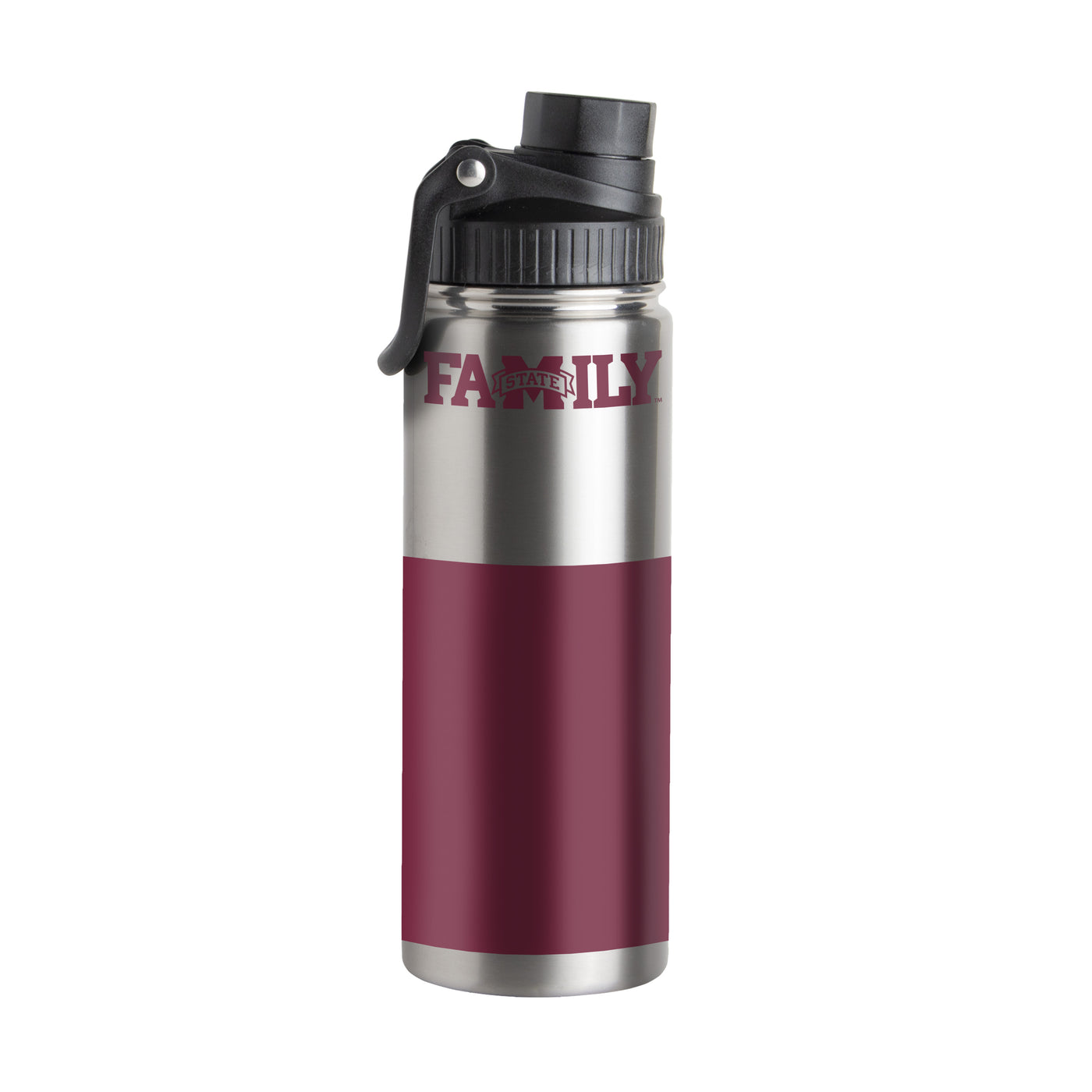 Mississippi State 21oz Colorblock Twist Top Water Bottle