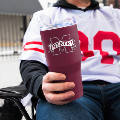 Mississippi State 30oz Flipside Powder Coat Tumbler - Logo Brands