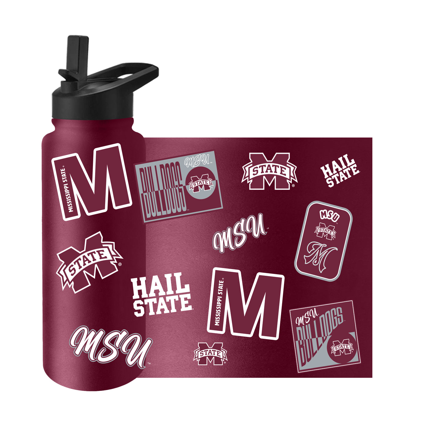 Mississippi State 34oz Dreamweave Quencher Bottle