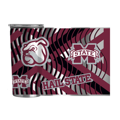 Mississippi State 20oz Flex Plastic Wall Stainless