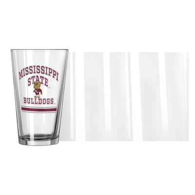 Mississippi State 16oz Archway Pint Glass