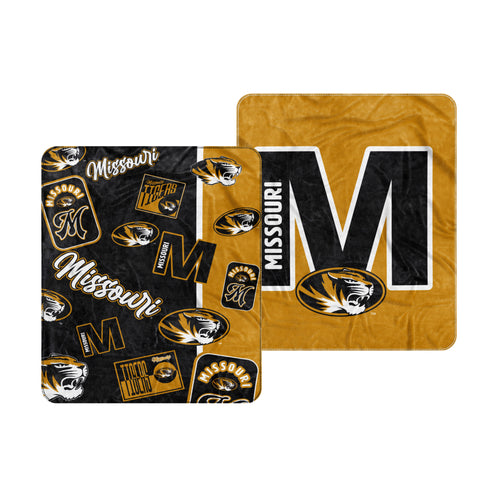 Missouri Dream Weave Throw Blanket by Logo Brands, 50x60 inches, featuring a soft woven design perfect for cozy comfort.
