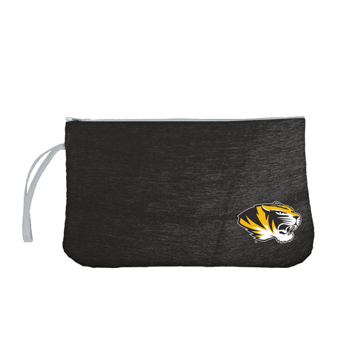 Missouri Crosshatch Wristlet bag by Logo Brands with crosshatch pattern, compact design, and wrist strap for portability.