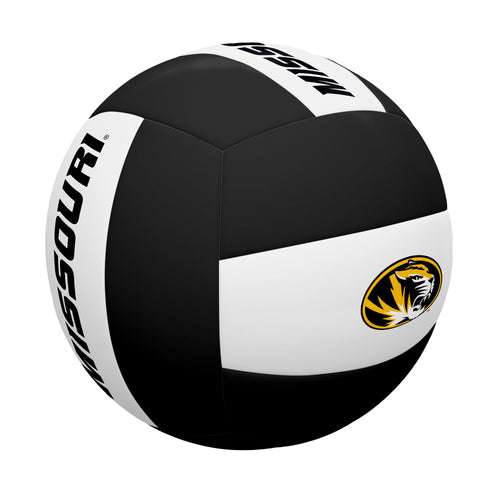 Missouri Volleyball recreation sports ball by Logo Brands, showing the team logo and vibrant team colors.
