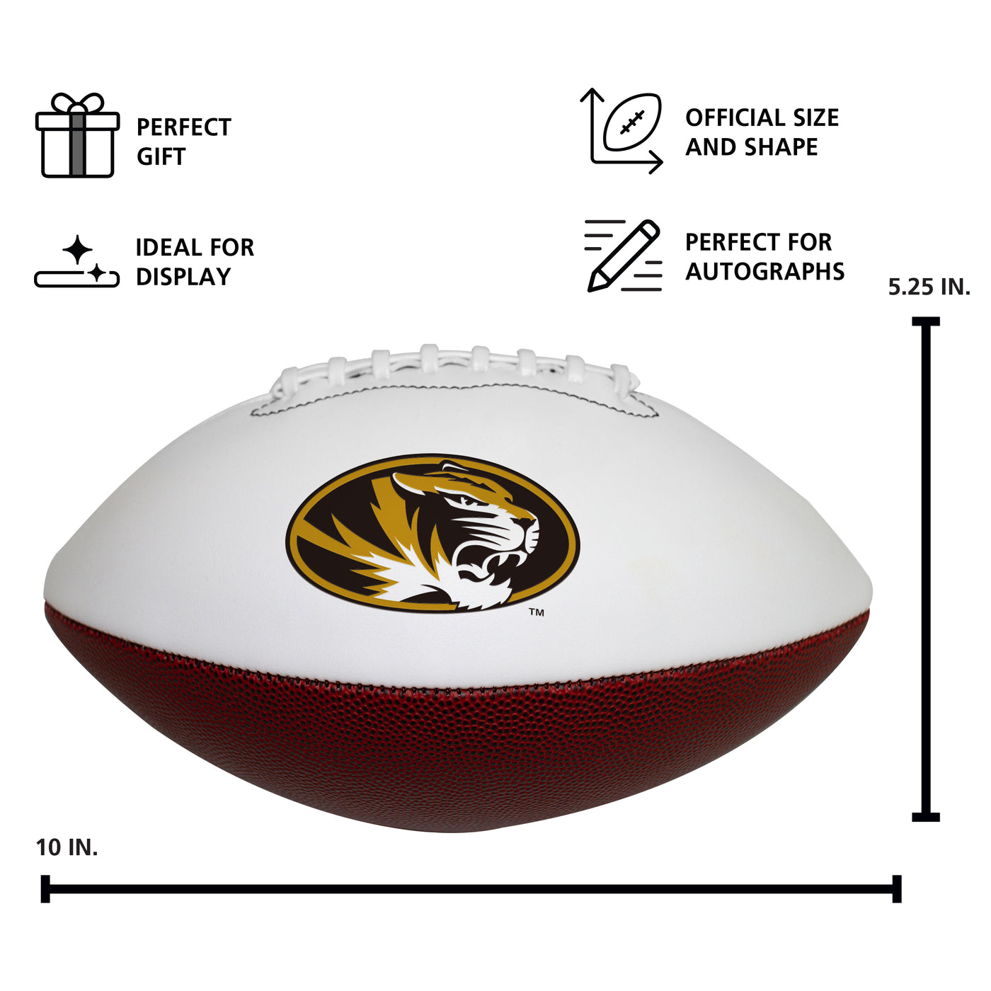 Missouri Official-Size Autograph Football