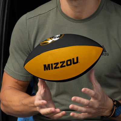Missouri Pinwheel Junior Size Rubber Football