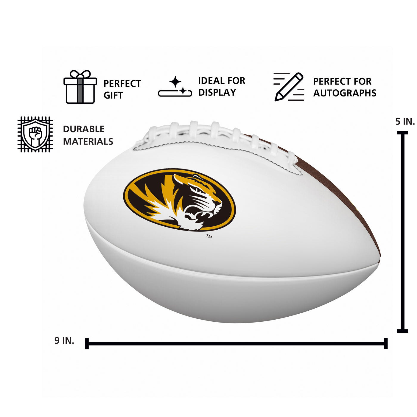 Missouri Mini Autograph Football