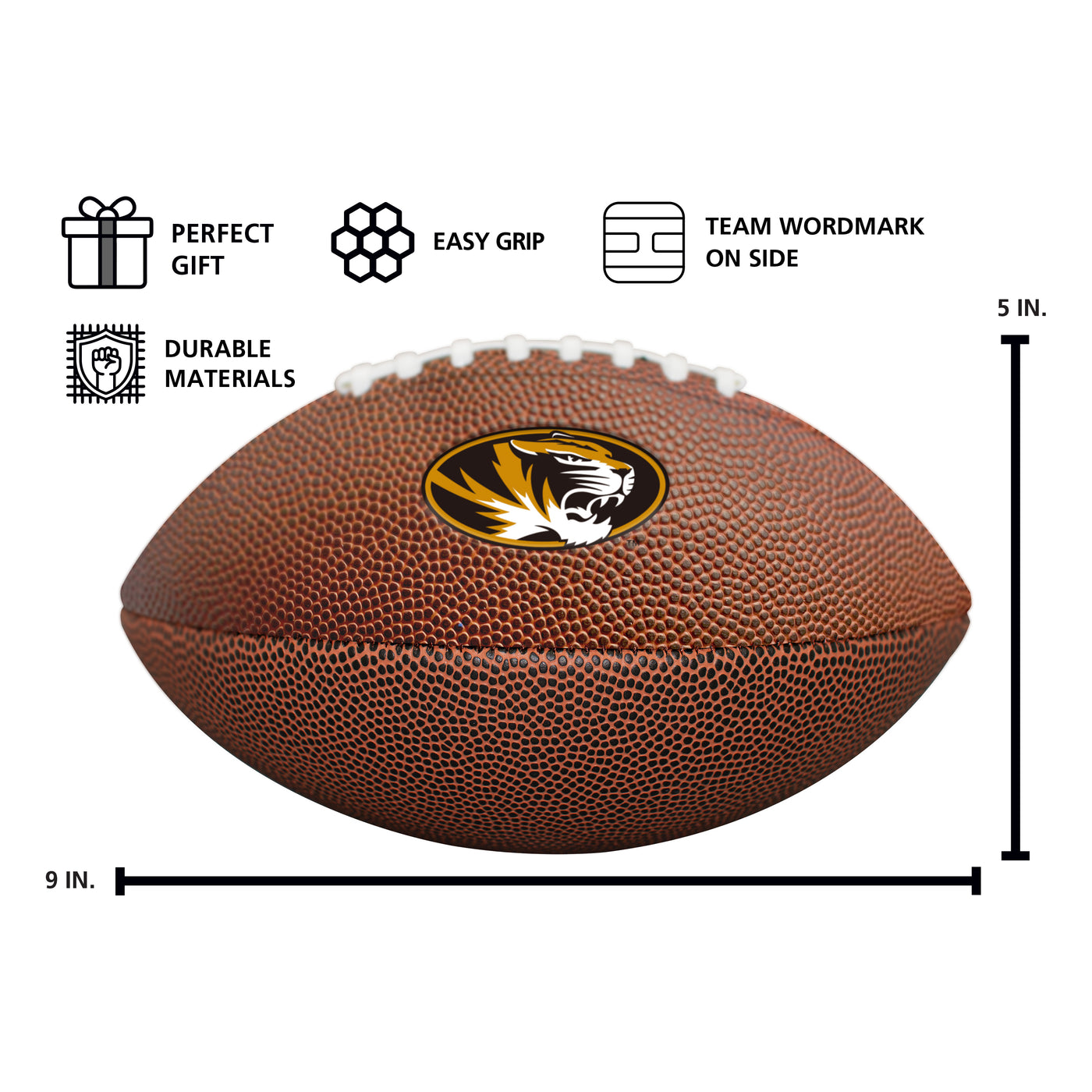 Missouri Mini Size Composite Football
