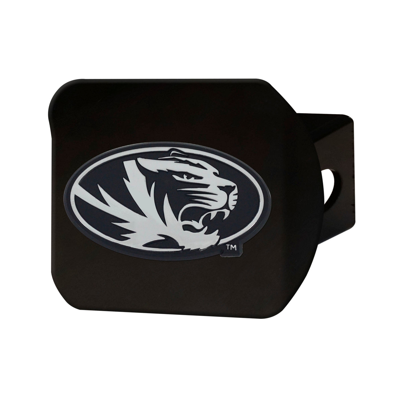University of Missouri Chrome on Black Hitch Cover