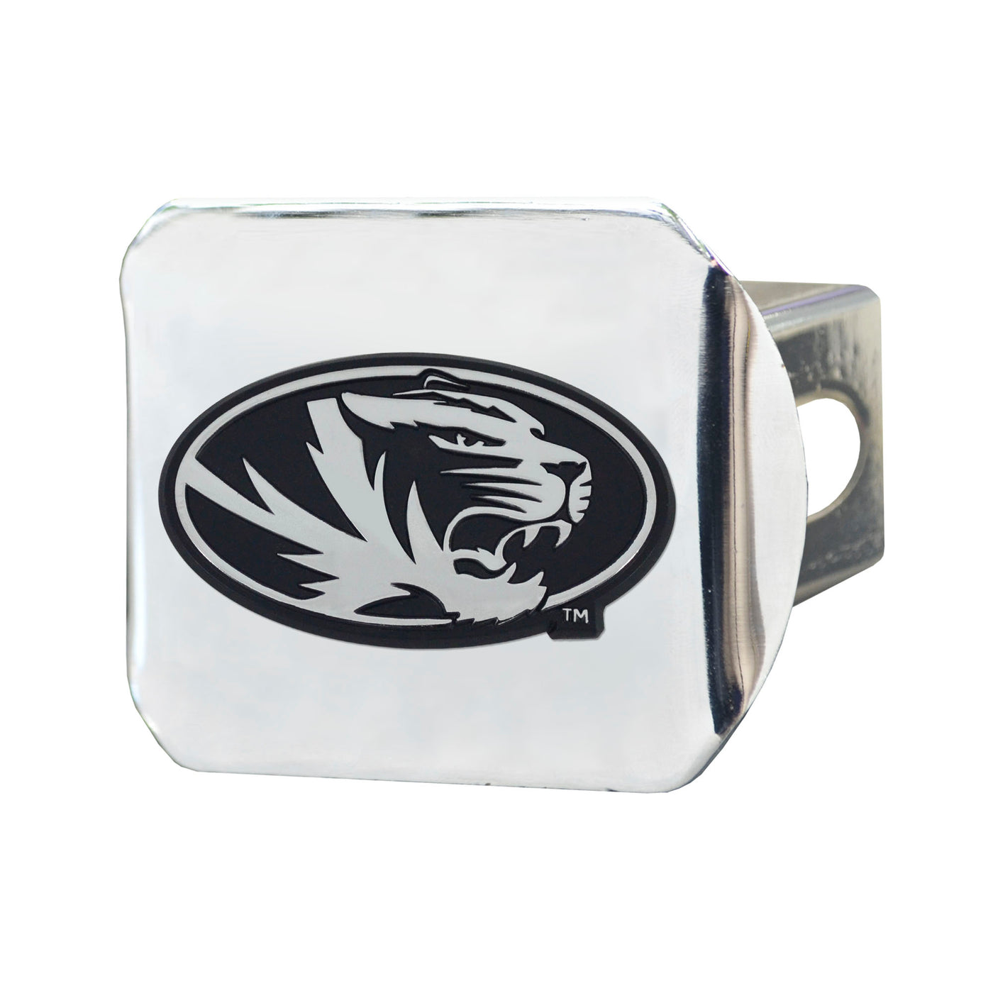 University of Missouri Chrome on Chrome Hitch Cover