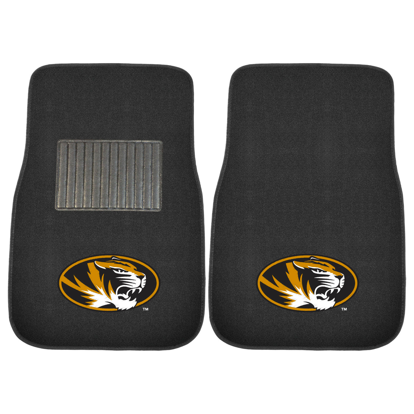 University of Missouri 2-pc Embroidered Car Mat Set