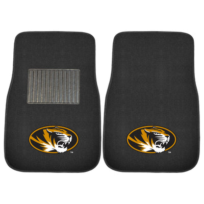 University of Missouri 2-pc Embroidered Car Mat Set
