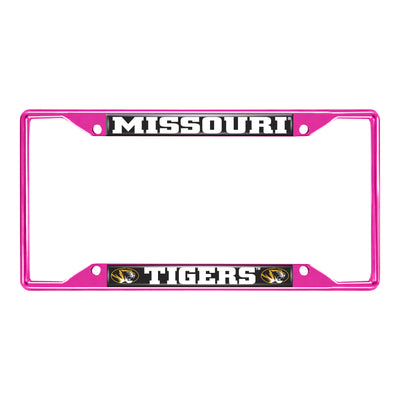 University of Missouri-Pink License Plate Frame