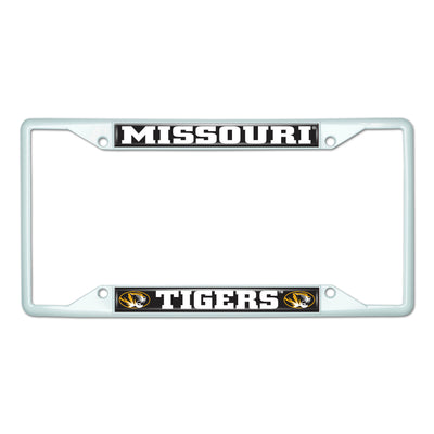 University of Missouri-White License Plate