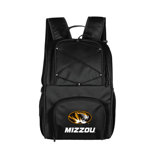 Missouri 24 Can Flex Backpack Cooler by Logo Brands, insulated cooler with adjustable straps and multiple compartments.