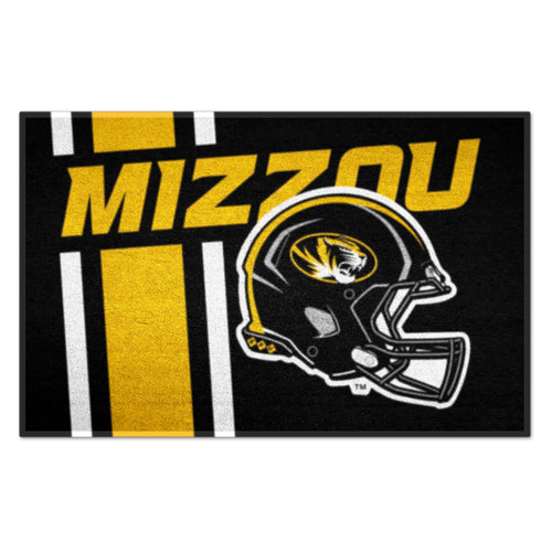 University of Missouri starter mat by Logo Brands featuring official team logo and vibrant Missouri Tigers design on a durable mat.