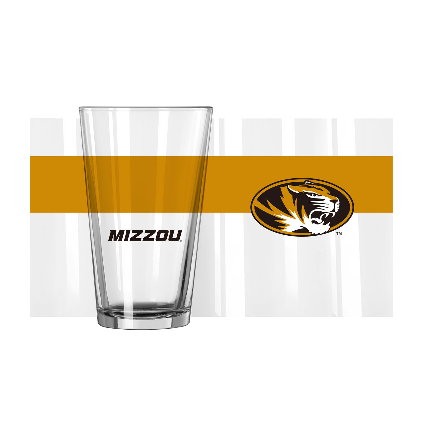 Missouri 16oz Colorblock Pint Glass