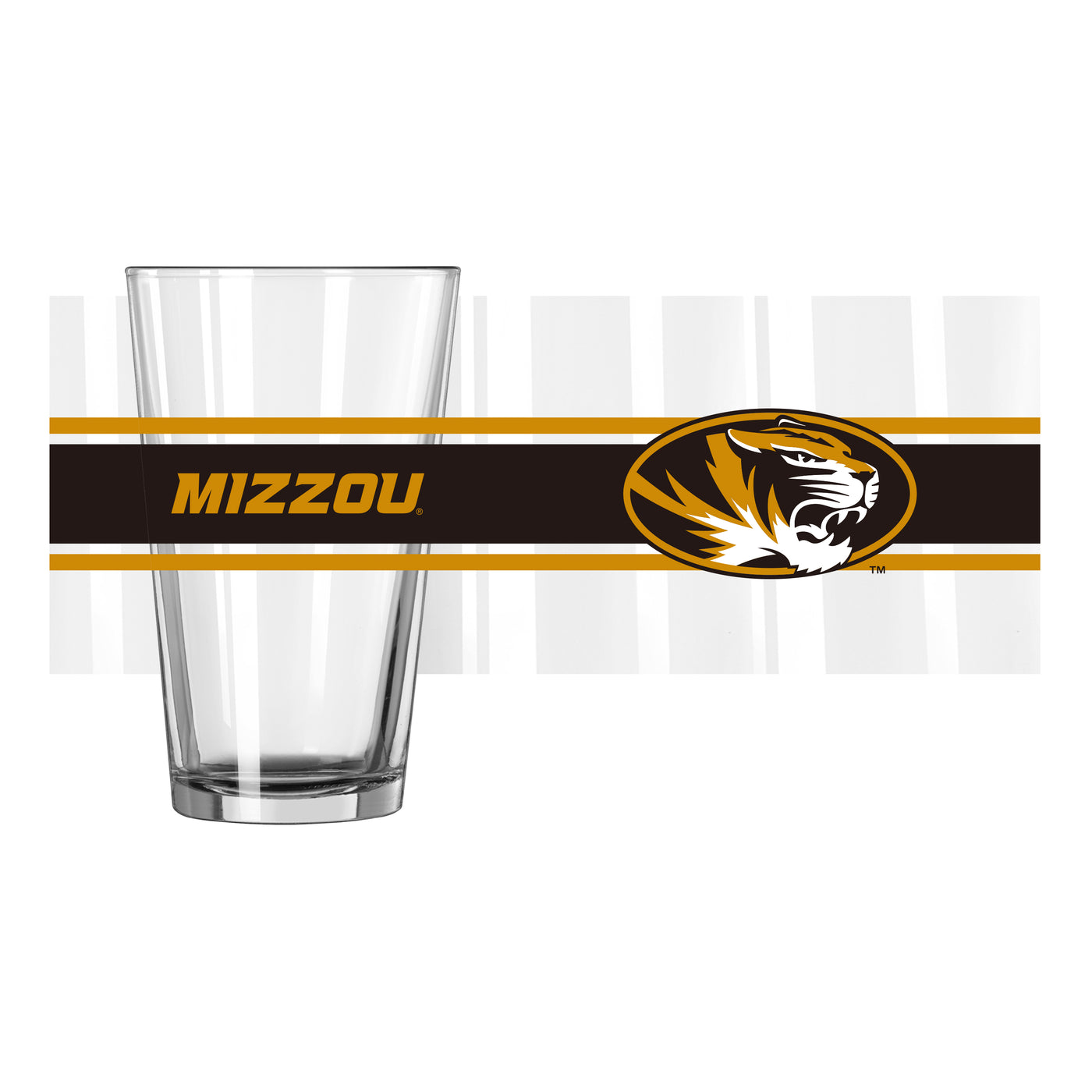 Missouri 16oz Stripe Pint Glass