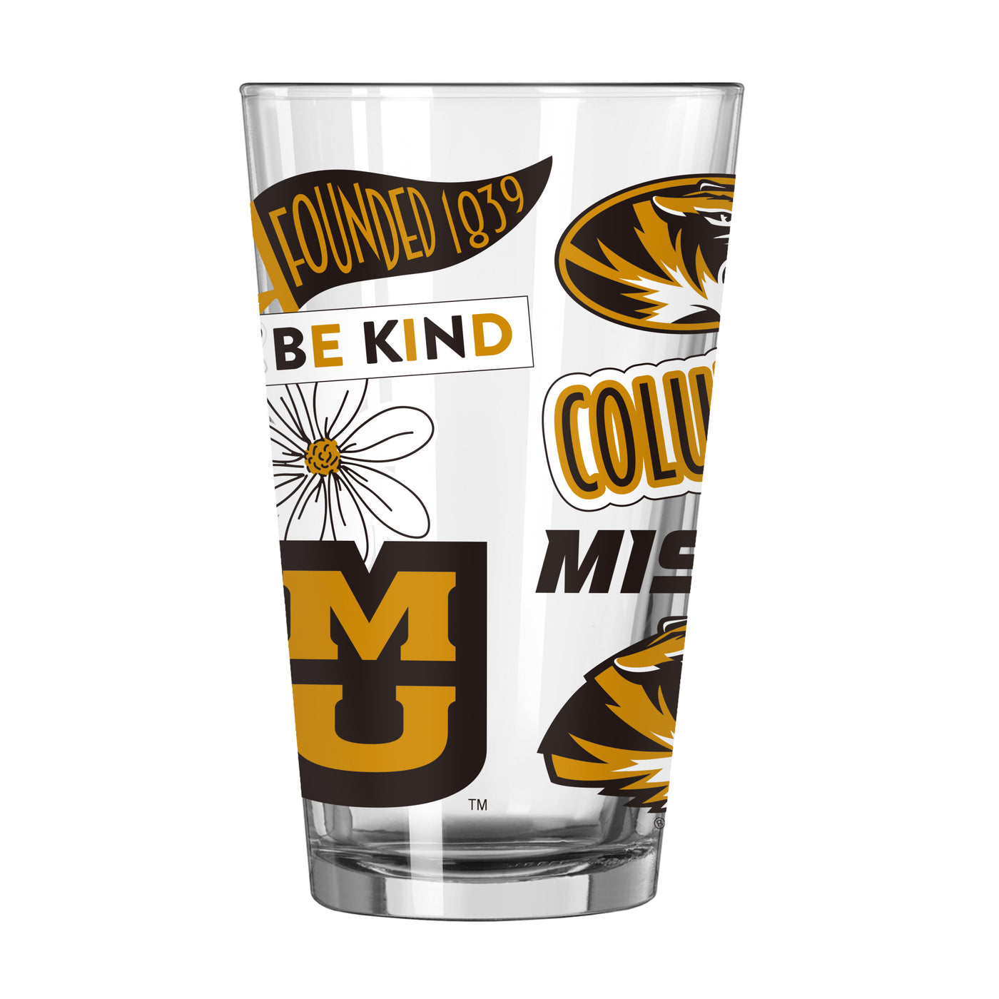 Missouri 16oz Native Pint Glass