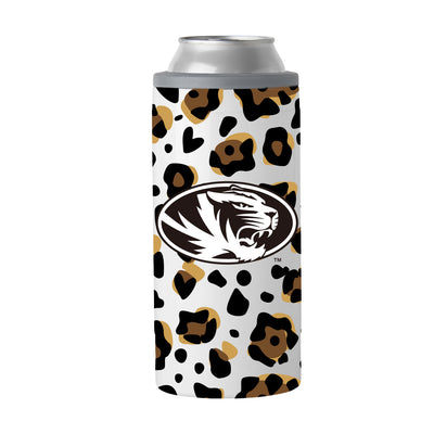 Missouri 12oz Neutral Leopard Slim Can Coolie