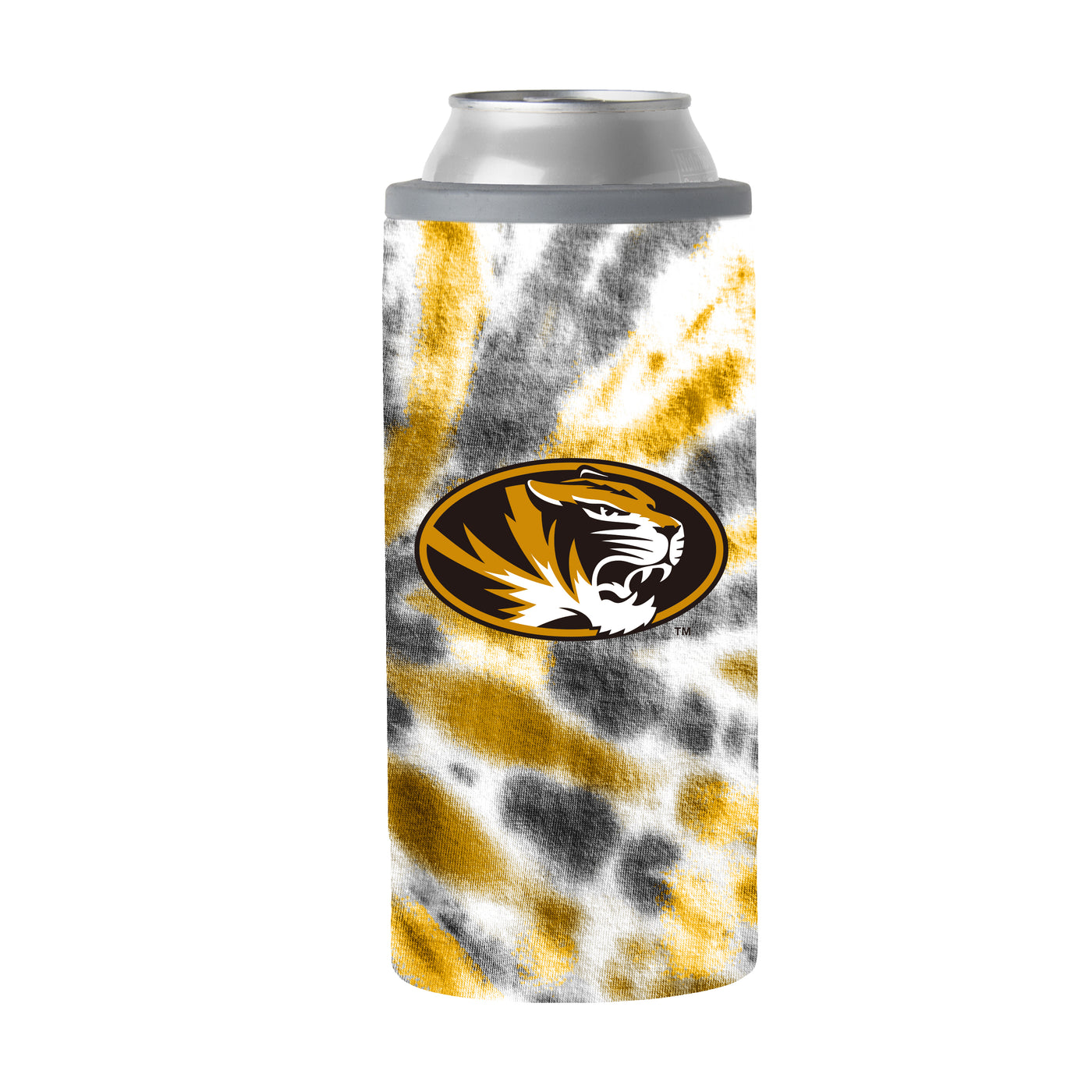 Missouri 12oz Tie Dye Slim Can Coolie