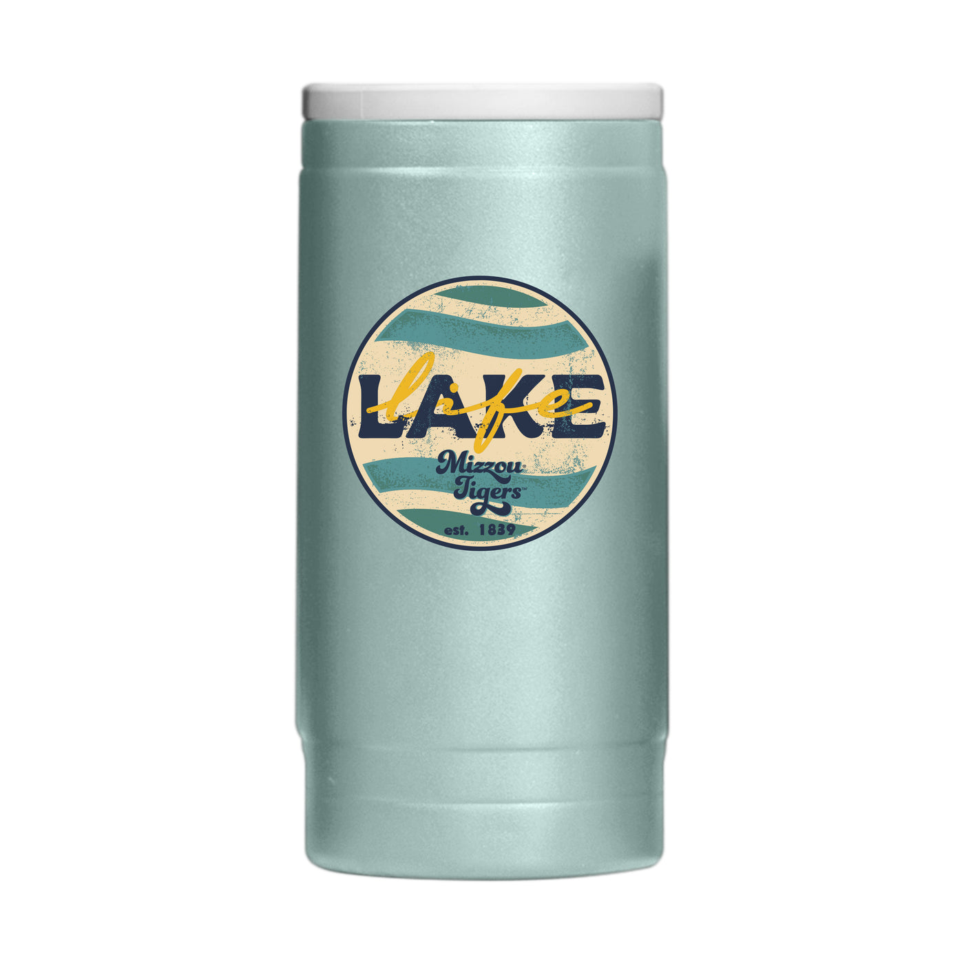 Missouri Lake Vibes 12oz Cove Powder Coat Slim Can Coolie